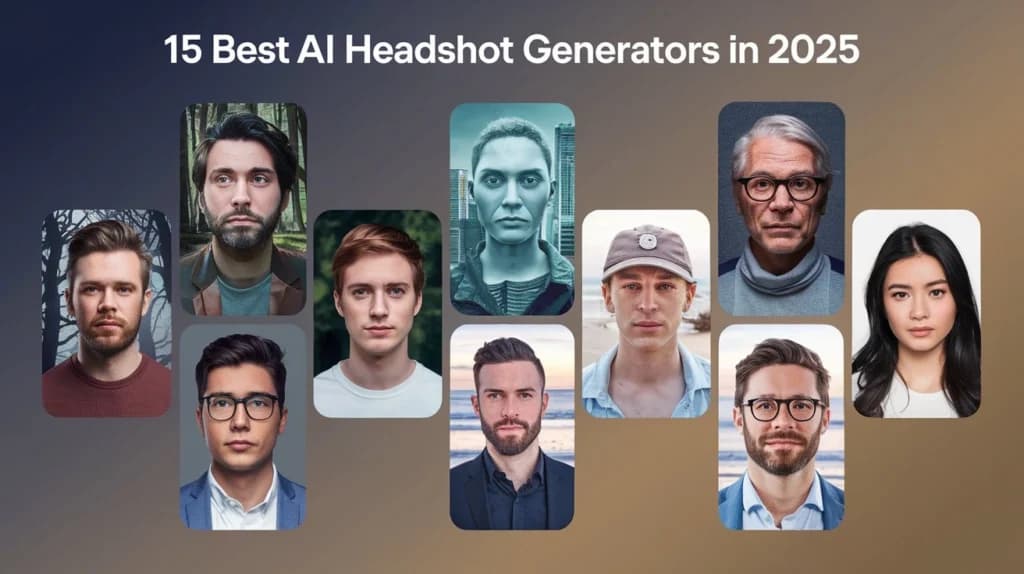 The Best 15 AI Headshot Generators in 2025 for Stunning Profiles
