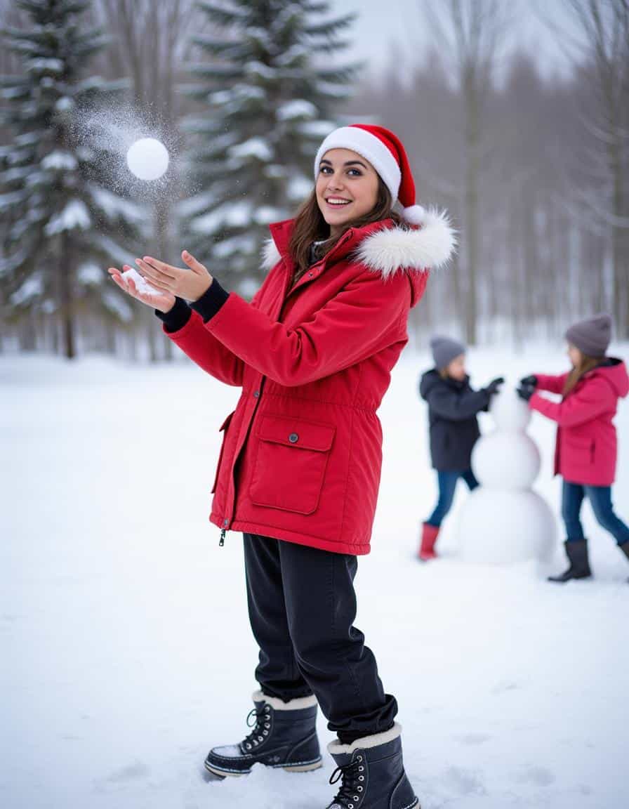 AI Christmas Photoshoot: Creative portrait with styled outfit | Unrealshot AI