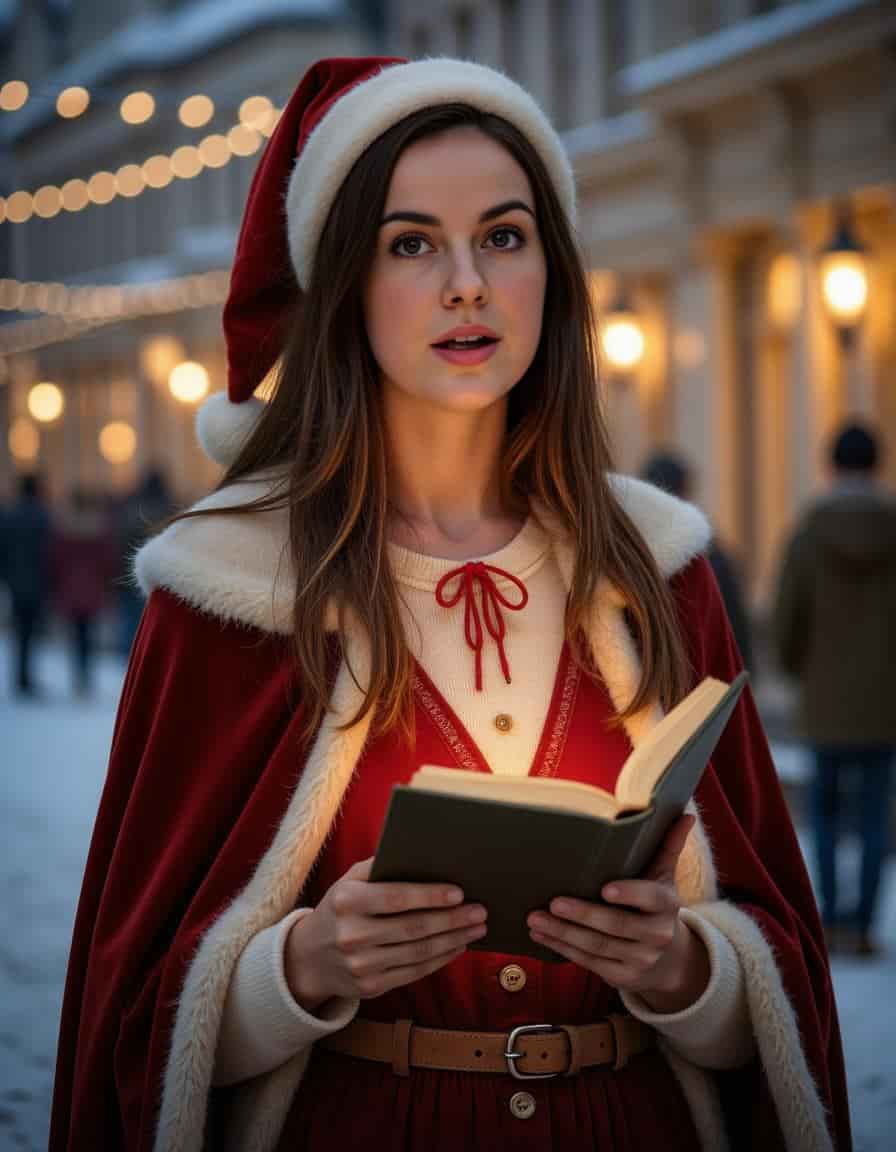 AI Christmas Photoshoot: Artistic composition with unique framing | Unrealshot AI