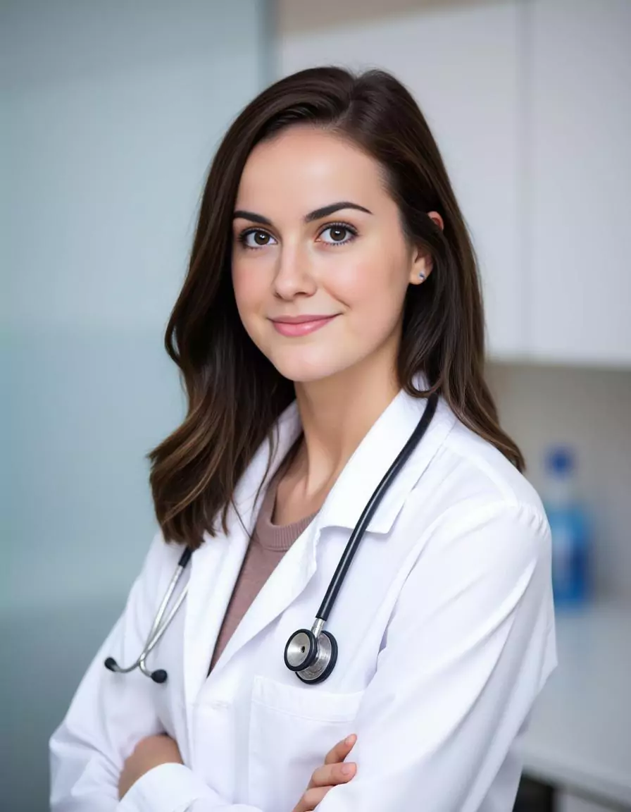 Doctor Headshots: Natural light portrait with soft background blur | Unrealshot AI