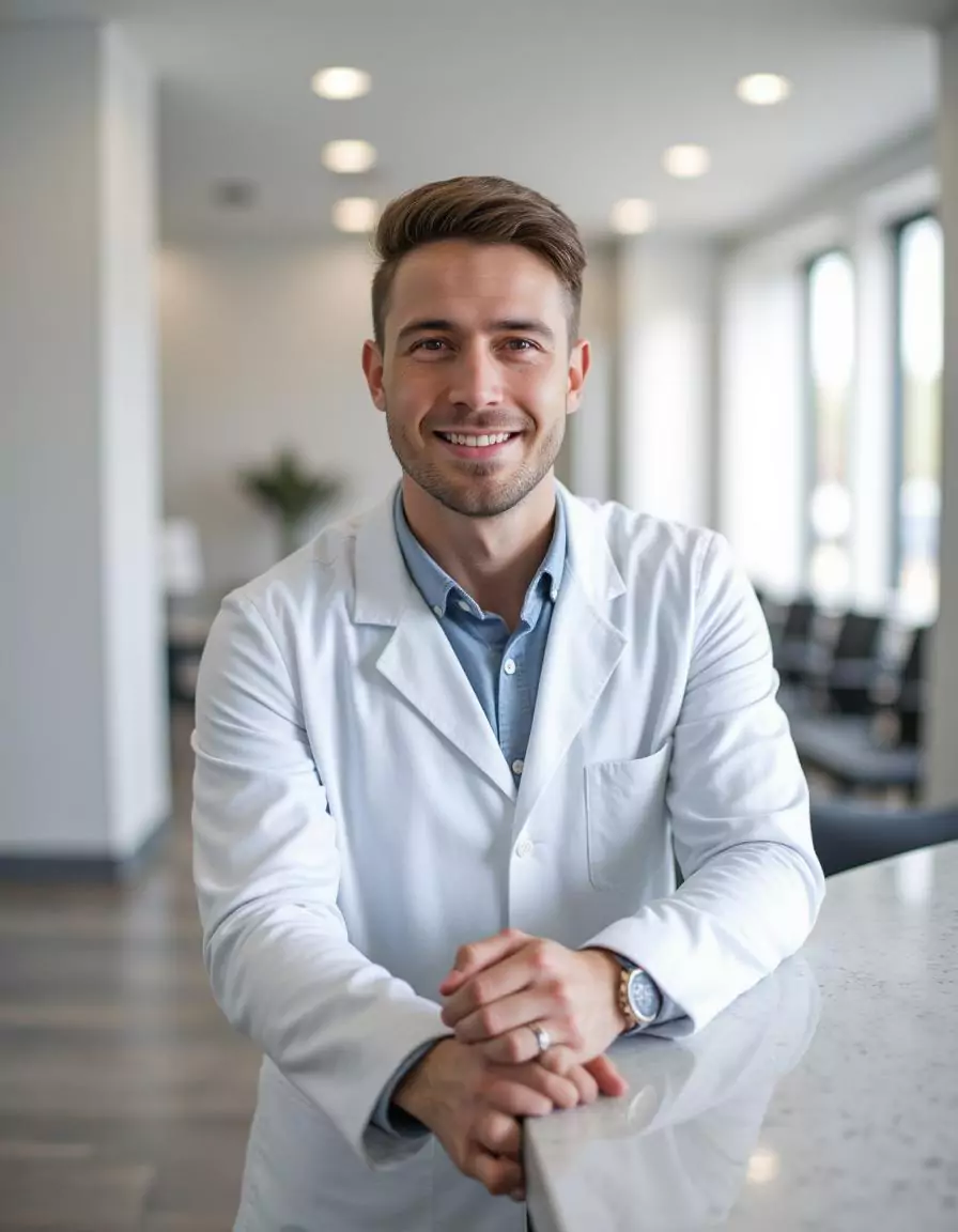 Doctor Headshots: Minimalist background, sharp focus | Unrealshot AI