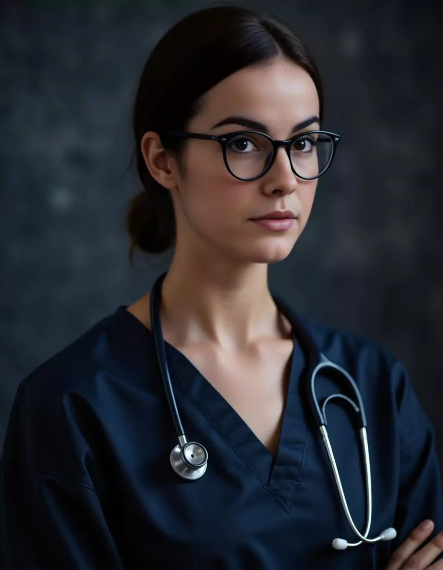 Doctor Headshots: Confident pose, business casual look | Unrealshot AI
