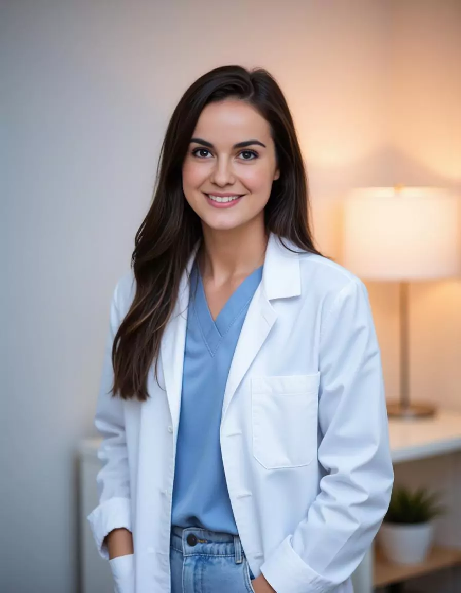 Doctor Headshots: Profile angle with warm lighting | Unrealshot AI