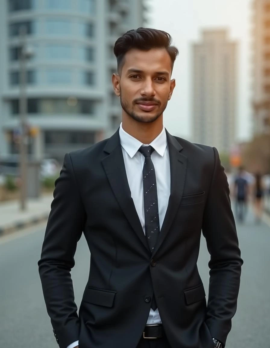 Modern professional headshot of a man for LinkedIn - Unrealshot AI