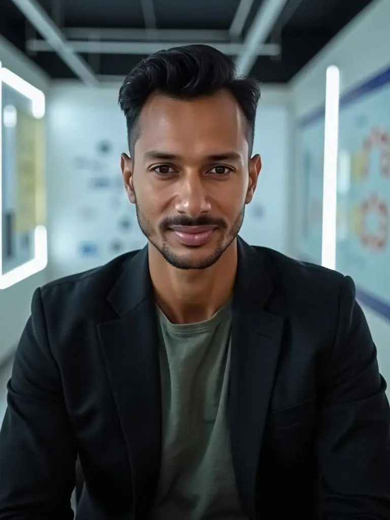 AI-generated professional headshot of a man