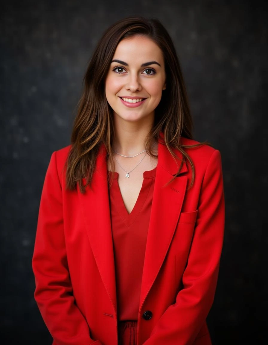 Executive corporate headshot of a woman