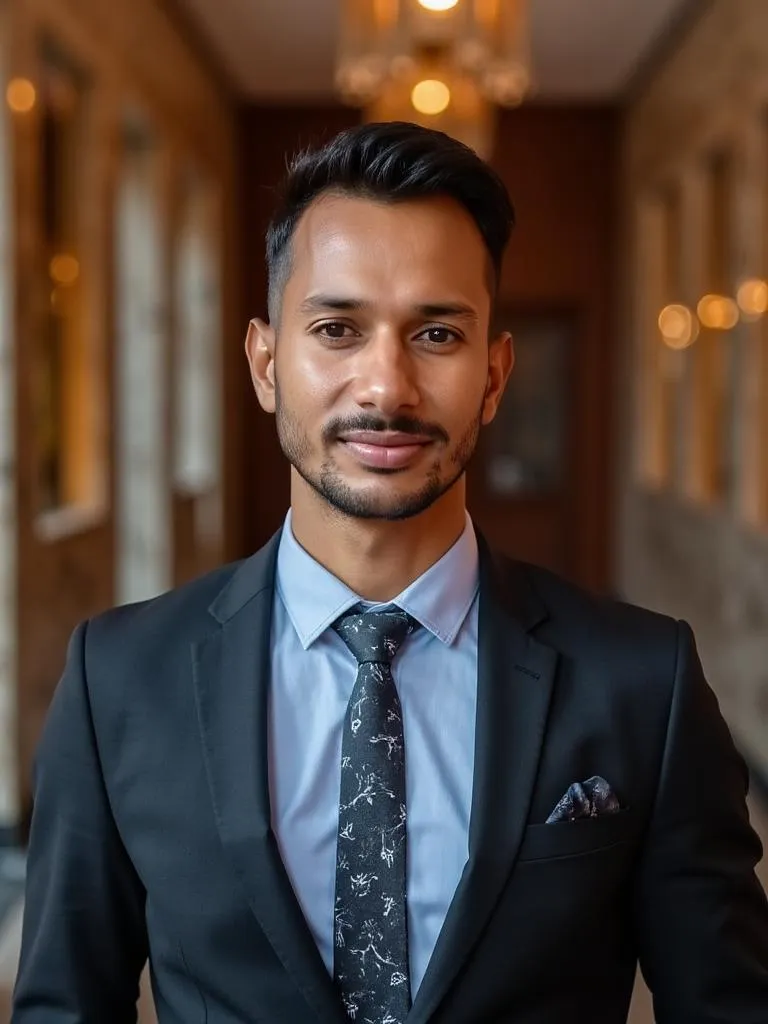 AI real estate headshot of a man - Unrealshot AI