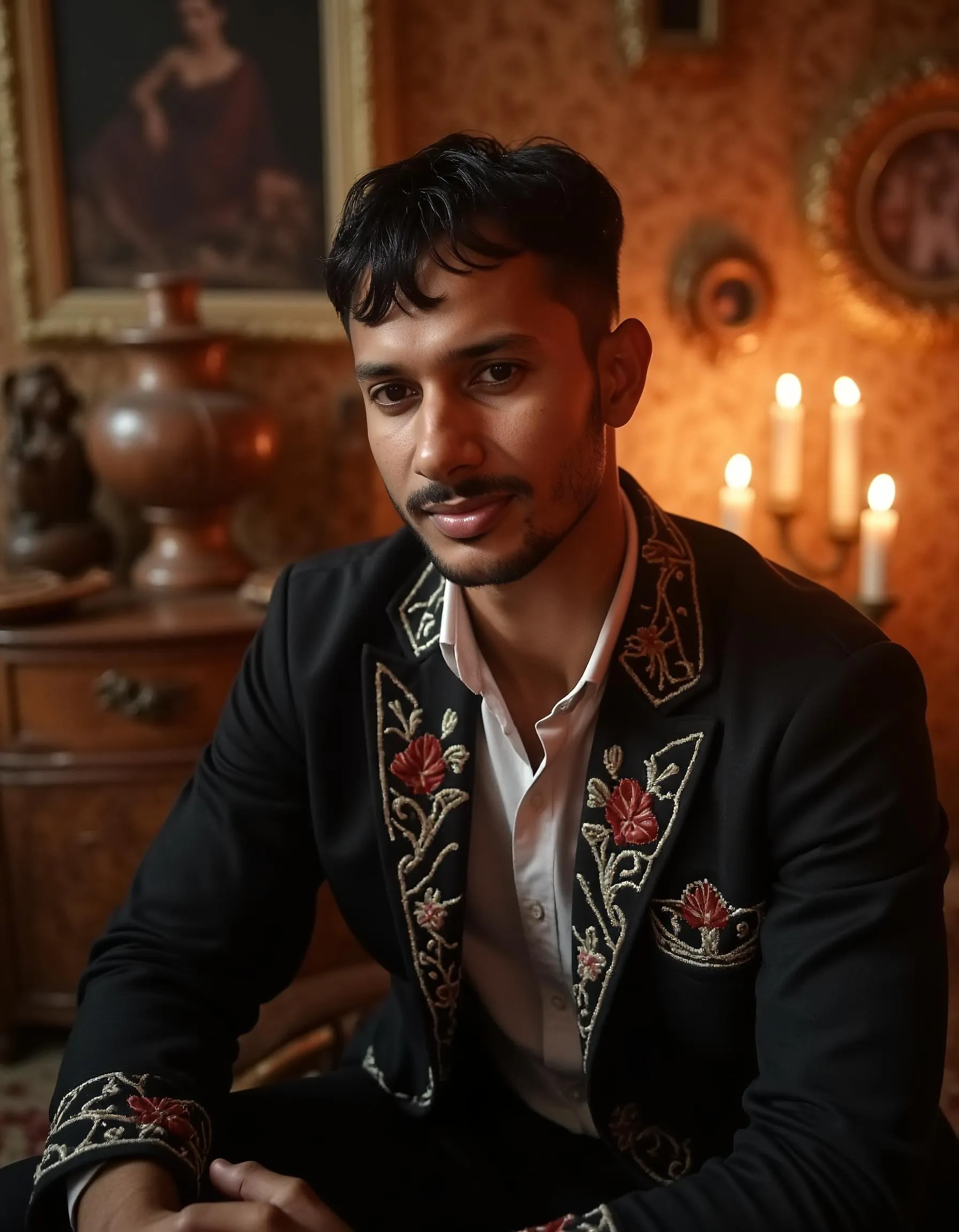 AI-generated 90s photoshoot of a man - Unrealshot AI