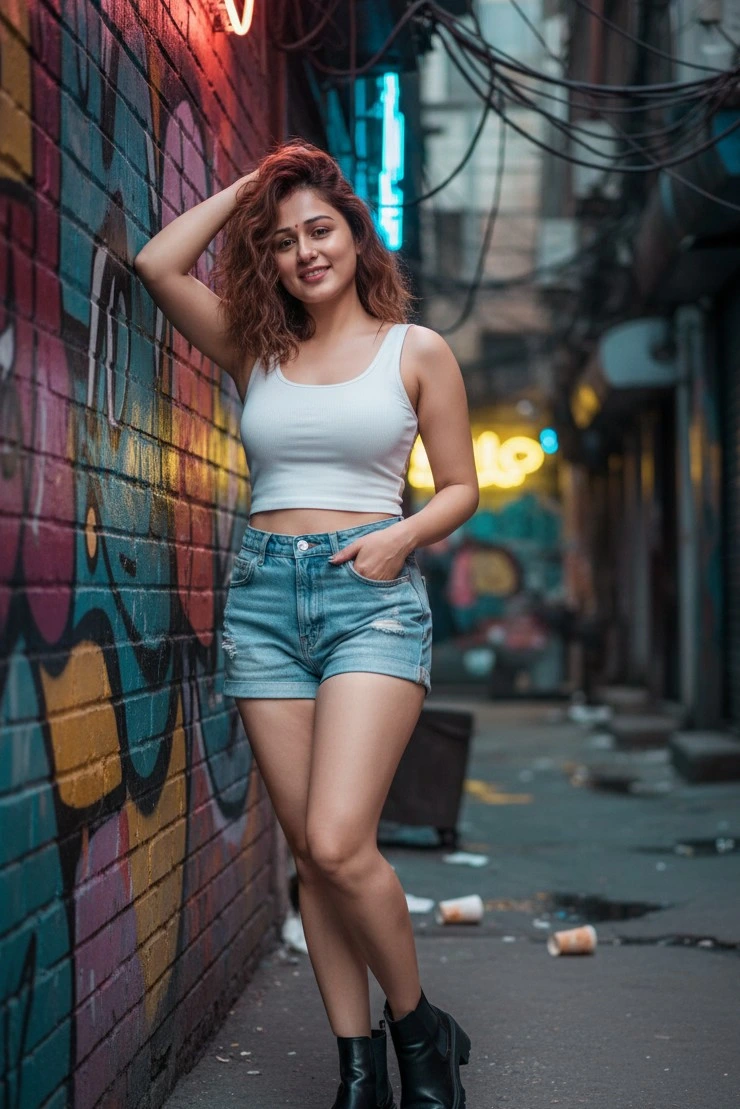 urban street style photo of a woman - Unrealshot AI